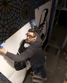 Adidas mural collaboration with Joe Iurato